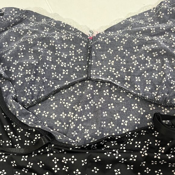 Y2K Babydoll Floral Top Sz XL Dark Fairy Whimsigoth Boho Coquette Cowgirl Dainty - Picture 8 of 9